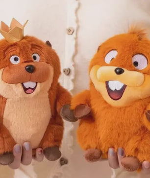 Knuffel Bever King George Mabel Loaf - Zacht & Pluche Speelgoed voor Kinderen