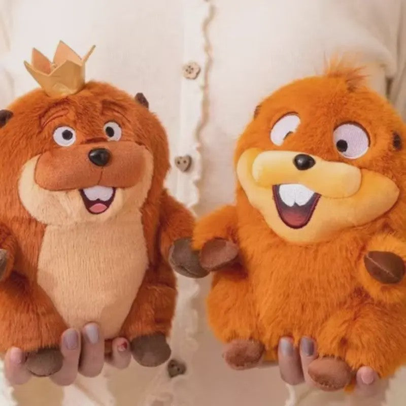 Knuffel Bever King George Mabel Loaf - Zacht & Pluche Speelgoed voor Kinderen