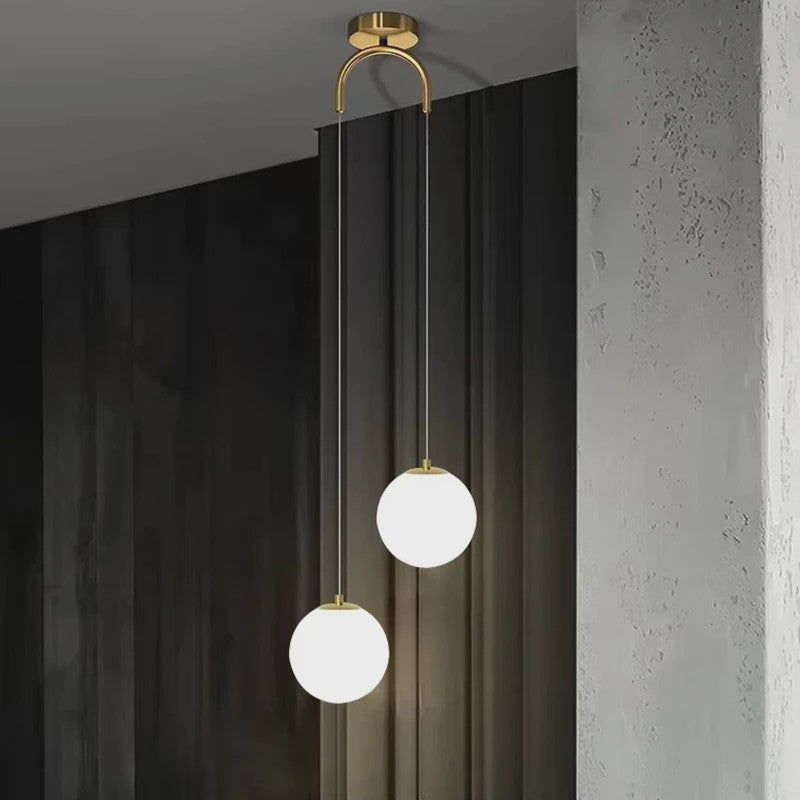 Moderne LED Hanglamp Goud Zwart Metaal Kooi Design - Sfeervolle Verlichting