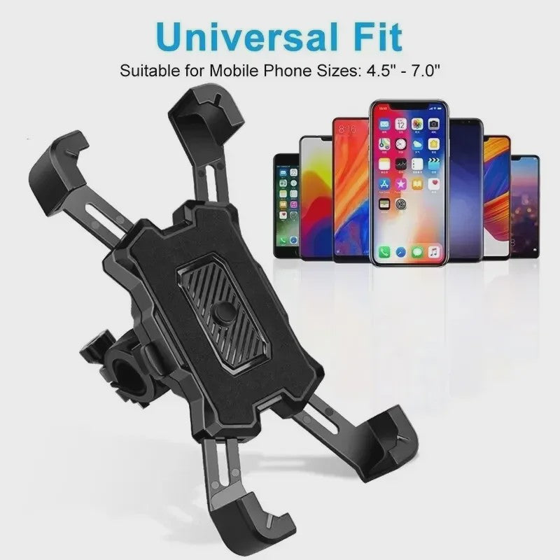 360° Roteerbare Telefoonhouder voor Fiets, Motor & Scooter - Universeel & Antislip