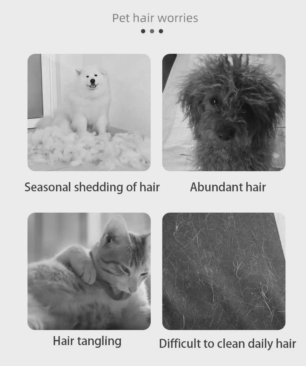 Kam voor Honden en Katten: Ontklitter & Verwijderaar van Haar - Roestvrij Staal