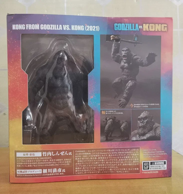 King Kong Actiefiguur 14cm - Godzilla vs. Kong (2021) - Beweegbare Gewrichten & Accessoires