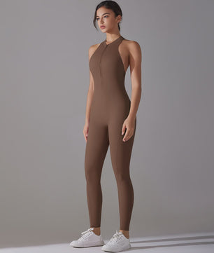 Dames Sport Bodysuit met Tummy Control en Push-Up Effect - Perfect voor Yoga en Fitness