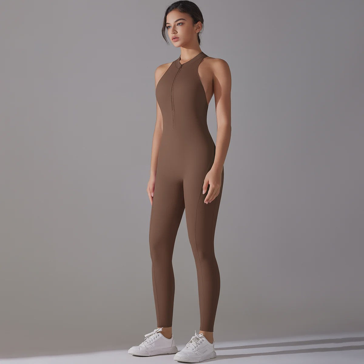 Dames Sport Bodysuit met Tummy Control en Push-Up Effect - Perfect voor Yoga en Fitness