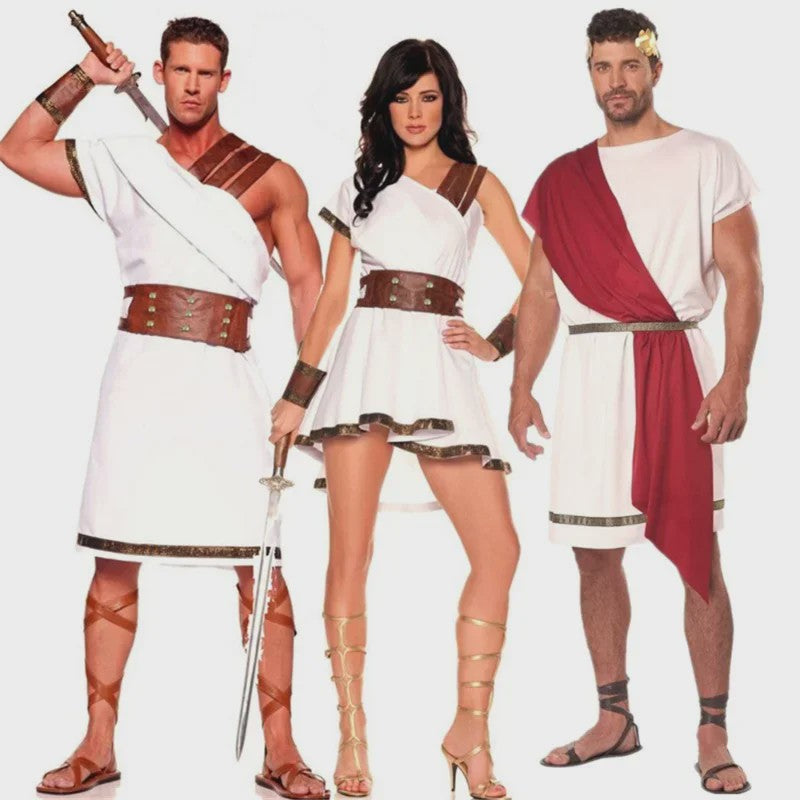 Romeinse Gladiator & Soldaat Kostuum voor Heren - Halloween & Carnavalsfeest