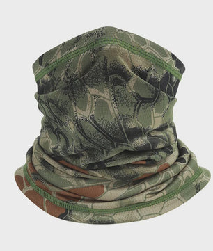 Veelzijdige Camouflage Nekwarmer & Buff - Ademend & UV Beschermend voor Outdoor Sport