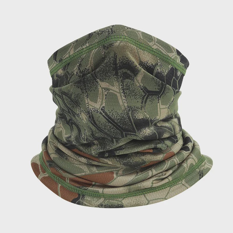Veelzijdige Camouflage Nekwarmer & Buff - Ademend & UV Beschermend voor Outdoor Sport