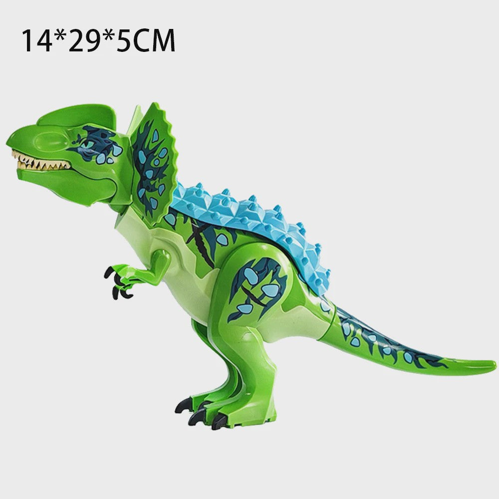 Grote Bouwblok Dinosaurus Speelgoed - Indominus Rex & Tyrannosaurus Rex Modellen