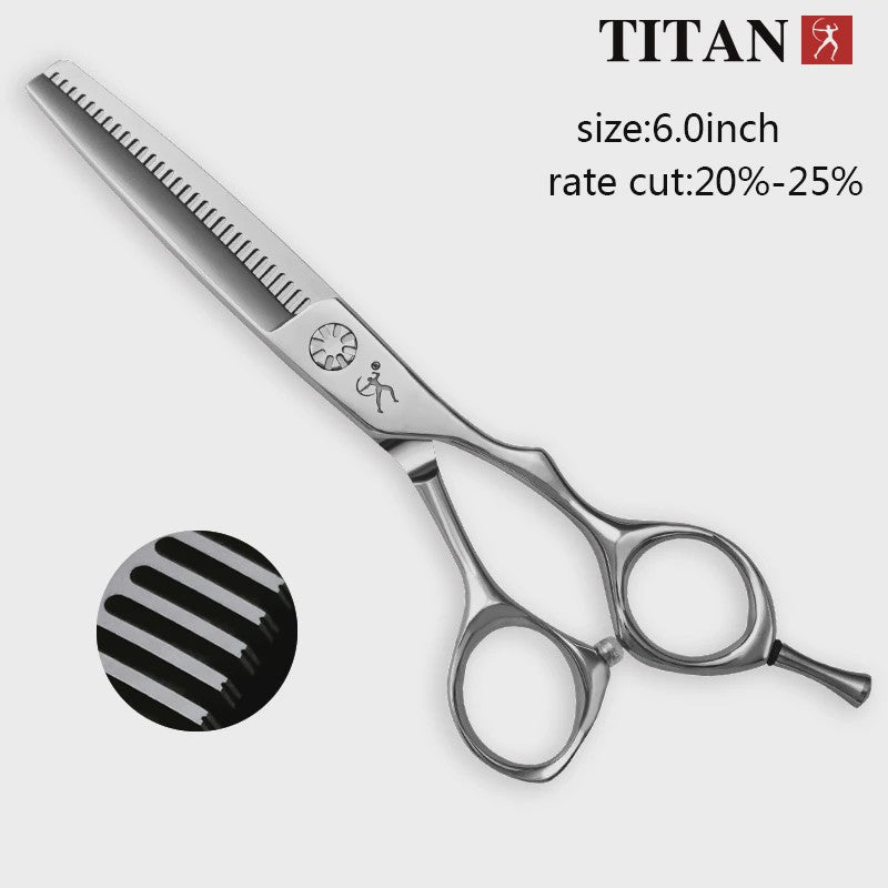 Titan Professionele Haar Schaar 6.0 Inch - VG10 Staal, Dunner Makend