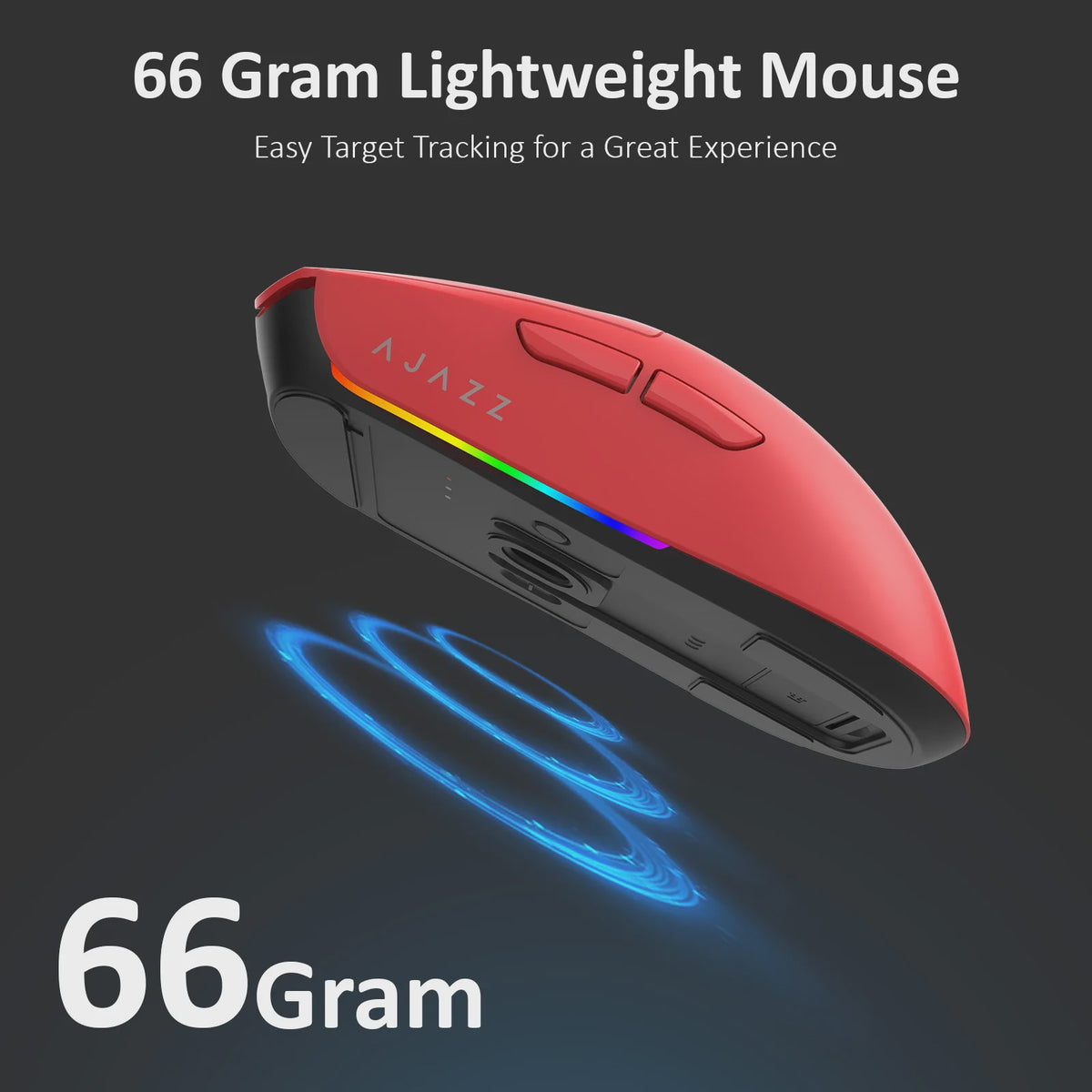 AJAZZ AJ139 V2 MC Ergonomische Gaming Muis - Lichtgewicht, Hoge Nauwkeurigheid & Tri-Mode Connectiviteit
