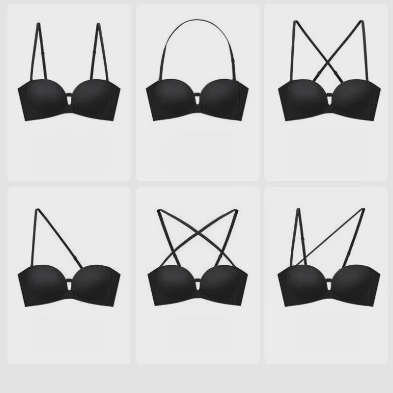 Strapless Push-Up BH met Voorsluiting - Naadloos, Onzichtbaar & Verstelbaar