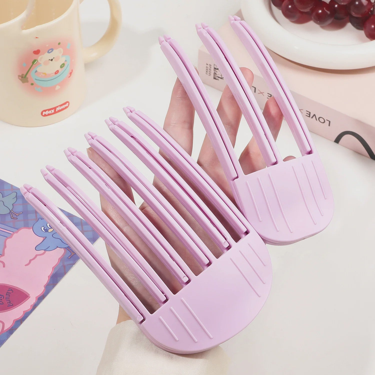 Volume Haarclips voor Krullen en Pony - Fixeer je Kapsel met Stijl