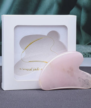Natuurlijke Jade Roller & Gua Sha Steen Set - Gezichts-, Lichaams- en Nekmassage