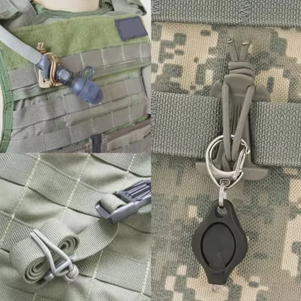 5-delige Rugzak Gesp Karabijnhaak Clips - Outdoor Nylon Camping Tas Hanger