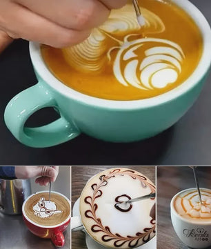 Set van 3 RVS Melkopschuimkannen (350/600/900ml) met Maatverdeling - Barista Kwaliteit