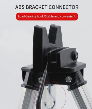 3-Delige Telescopische Hengelsteun Tripod met Sterke Basis voor Vissers
