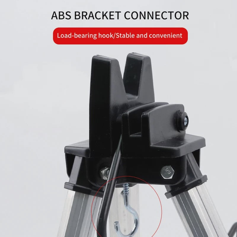 3-Delige Telescopische Hengelsteun Tripod met Sterke Basis voor Vissers