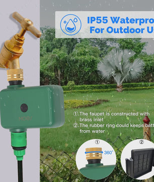 MOES Tuya ZigBee Slimme Water Timer voor Tuinsproeiers & Druppelsystemen - App & Spraakgestuurd