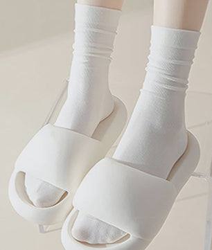 Dames Sokken Wit - 5/10/15/20 Paar - Koreaanse Stijl Mid-Calf