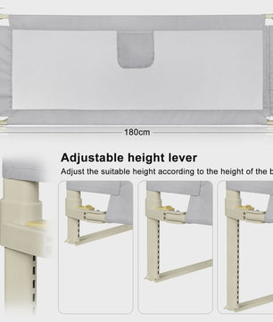 Draagbare Bedhek voor Kinderen - Inklapbaar & Veilig (150/180/200cm)