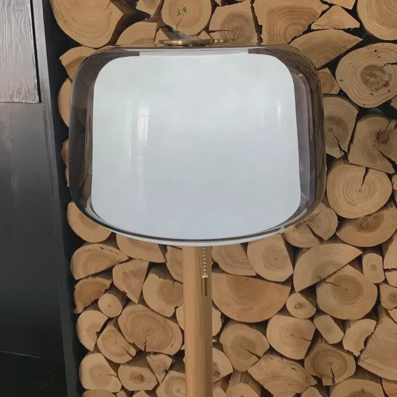 Moderne Glazen Vloerlamp - Stijlvolle Verlichting voor Woonkamer & Slaapkamer