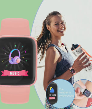 Smartwatch Y68 D20: Multifunctioneel met Bluetooth, Fitness Tracking & Slaapmonitor