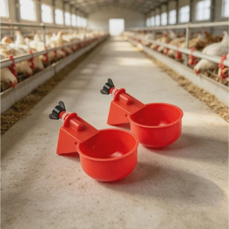 10x Automatische Kippen Drinkbakjes - Zelfwaterend voor Pluimvee en Kleine Vee