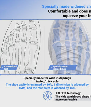 Xtep 2000km Plus Heren Hardloopschoenen - Lichtgewicht, Antislip & Slijtvast