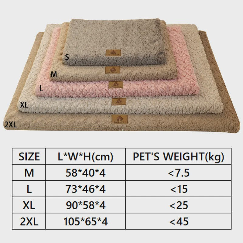 Orthopedisch Hondenkussen 3D Schuim met Afneembare Wasbare Faux Fur Hoes - Waterdicht & Antislip