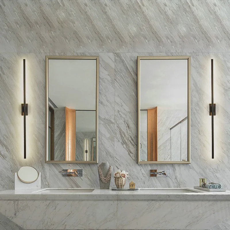 Moderne Lineaire Wandlamp LED - Stijlvol Zwart of Goud