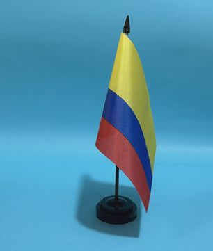 Colombiaanse Vlag voor Bureau - 14x21cm Polyester Decoratie