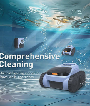 Seauto SAT 20/20PRO Draadloze Zwembad Reinigingsrobot met Sonar Navigatie & Wandklimfunctie