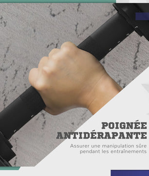 Verstelbare Dumbbell & Barbell Set (tot 25 KG) - 2-in-1 Fitness Gewichtenset met Antislip Handvatten