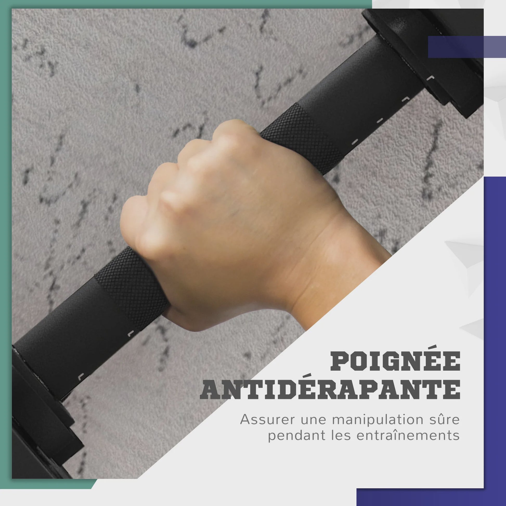 Verstelbare Dumbbell & Barbell Set (tot 25 KG) - 2-in-1 Fitness Gewichtenset met Antislip Handvatten