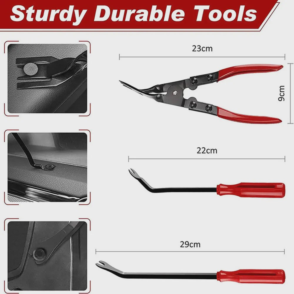 38-delige Auto Interieur Demontage Kit: Kunststof Trim Verwijderaar & Clips Trekker Set