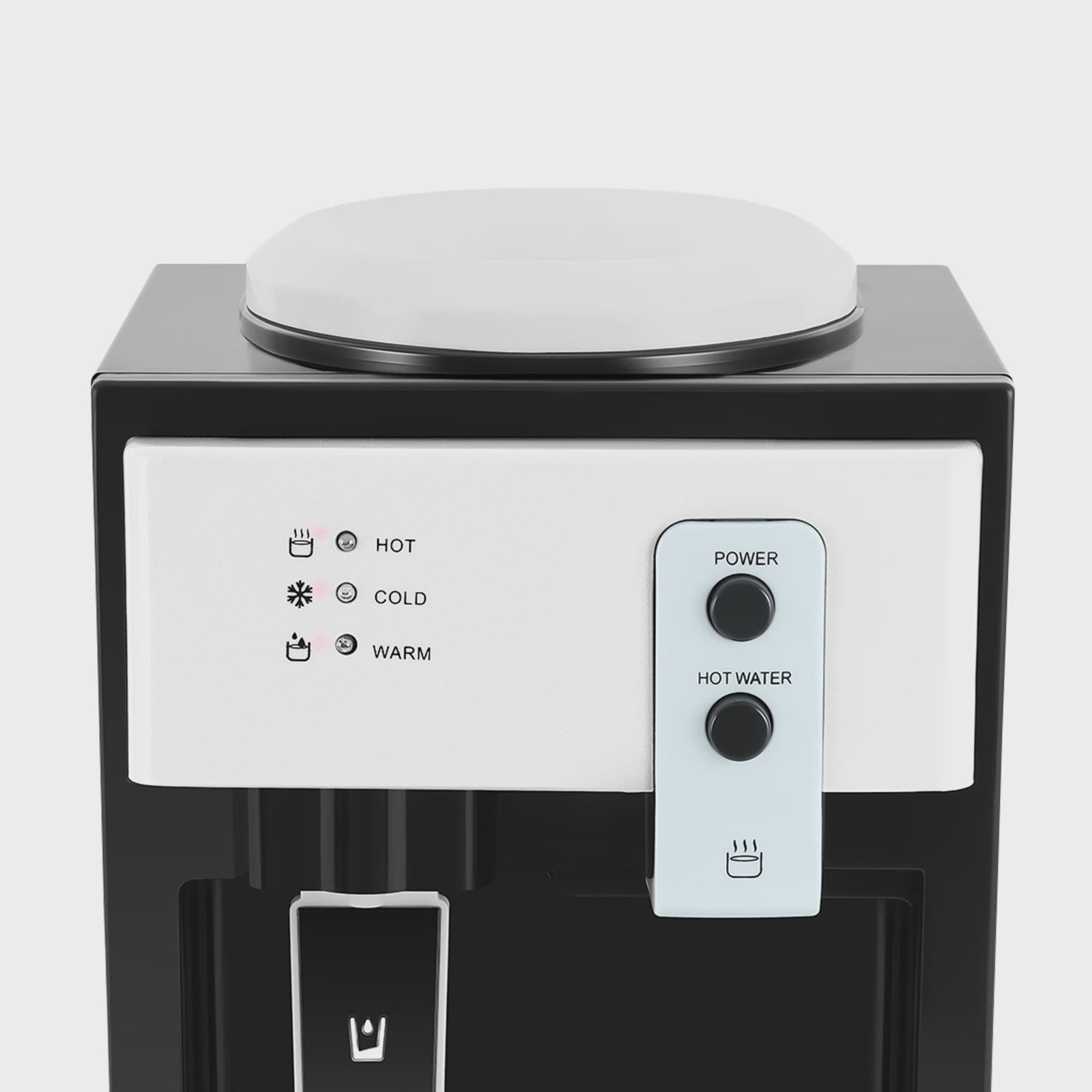 Desktop Water Dispenser met Warm en Koud Water - 500W/75W