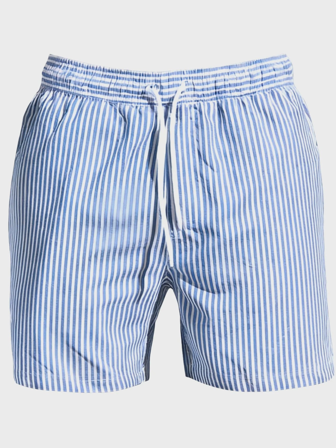 Herenshorts Gestreept met Trekkoord en Zakken - Zomer Strand Kleding