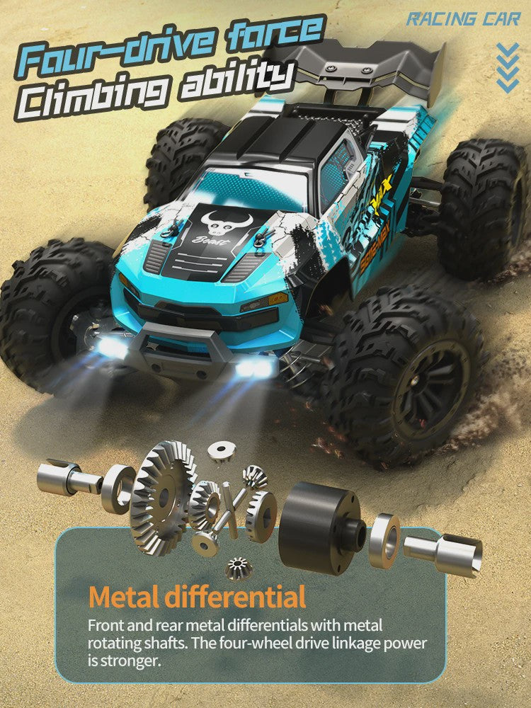 SG116 MAX RC Off-Road Monster Truck - 80KM/H Brushless Motor, 1:16 Schaal Drift Racewagen voor Kinderen