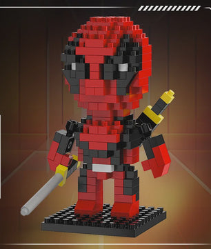 Marvel Superheld Bouwstenen Set: Deadpool, Spider-Man, Iron Man & meer - Leuk Cadeau voor Kinderen
