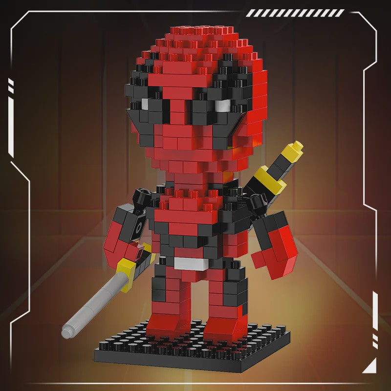 Marvel Superheld Bouwstenen Set: Deadpool, Spider-Man, Iron Man & meer - Leuk Cadeau voor Kinderen