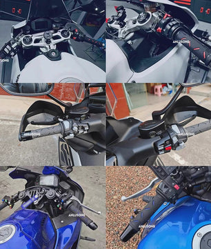 Universele Motor Handvatten 22MM - Rubberen Grips voor Honda, Suzuki, Ducati, Benelli