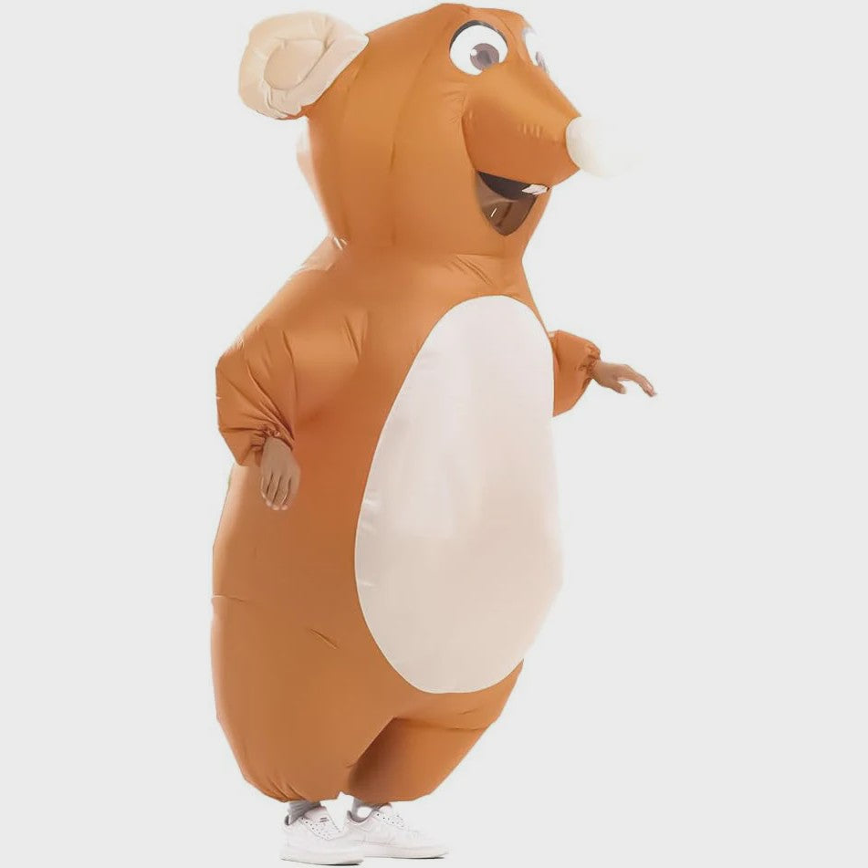 Opblaasbaar Muis Kostuum voor Volwassenen - Grappig Feest & Halloween Outfit