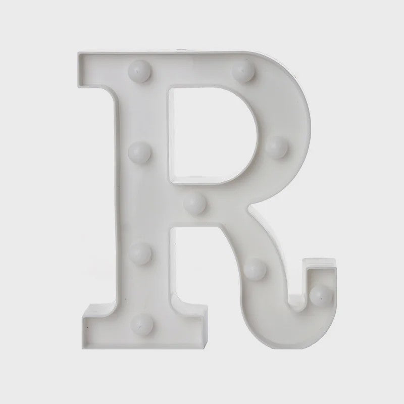 Decoratieve LED Letter & Cijfer Lampen - Creëer Sfeer met Warm Licht
