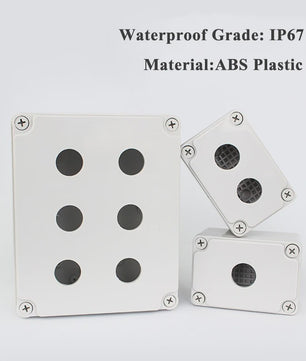 Waterproof Plastic Enclosure Box Electronic Electrical Project Box ABS Outdoor Junction Box Housing IP67 Project Instrument Case