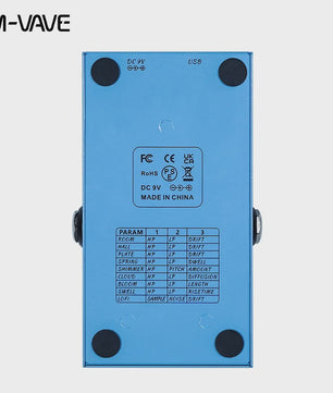 M-VAVE Mini Universe Gitaar Effectpedaal - Digitale Reverb met 9 Tones
