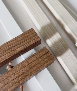 Magnetische Poster Hanger Frame van Teak Hout (21-50cm) - Wanddecoratie Ophangsysteem