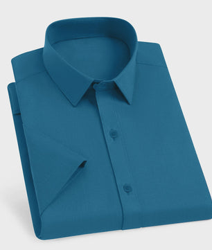Heren Zomer Overhemden Korte Mouw - Stijlvol & Strijkloos Casual & Business