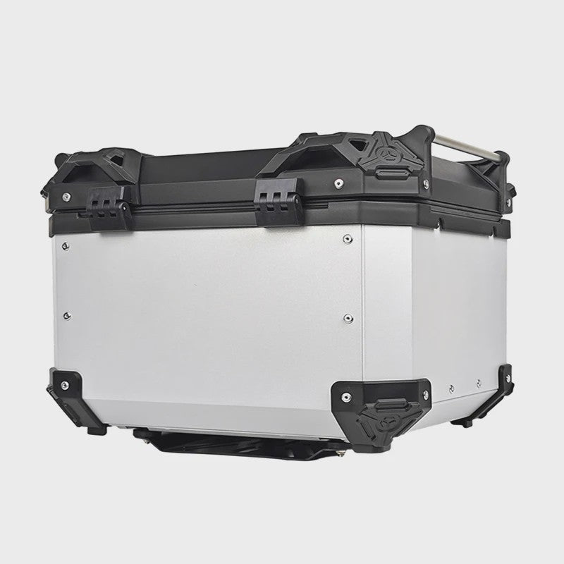65L Aluminium Motor Topkoffer Waterdicht met Anti-diefstal Sluiting & Quick Release