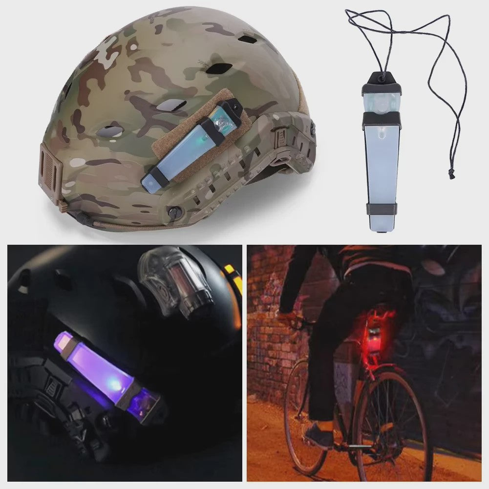 Tactisch Helm Signaallicht - Waterdicht, IR Strobe & Veiligheidsknipperlicht voor Outdoor