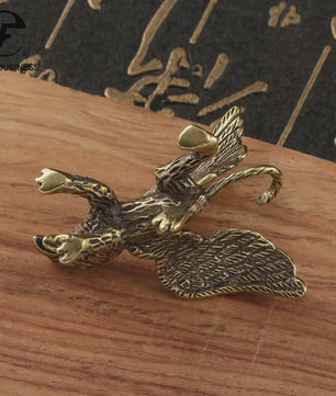 Bronzen Griffioen Beeldje - Miniatuur Woondecoratie & Uniek Cadeau
